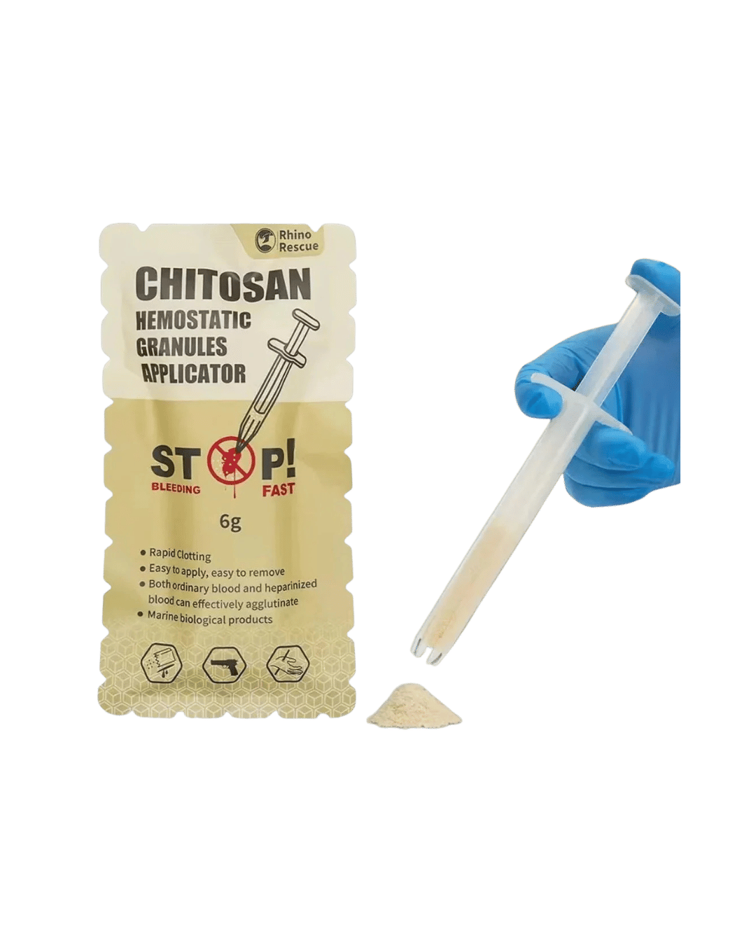 Chitosan Haemostatic Granules Applicator 6g